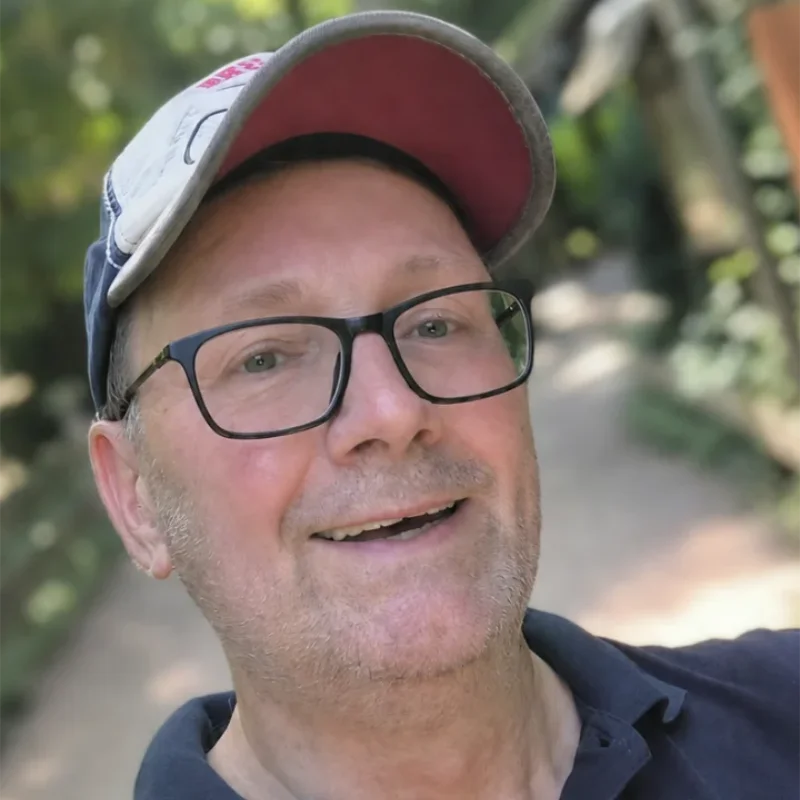 Hermann Schmidt im Wald