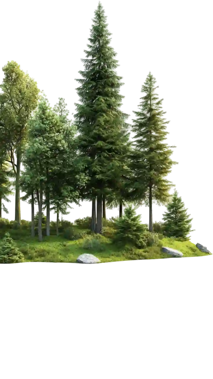 Baumgruppe im Wald – Naturerlebnis und Vielfalt